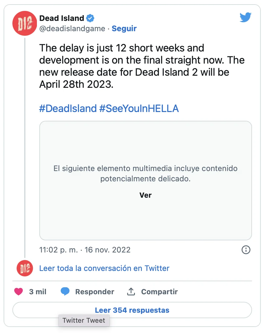 Dead Island 2 se retrasa