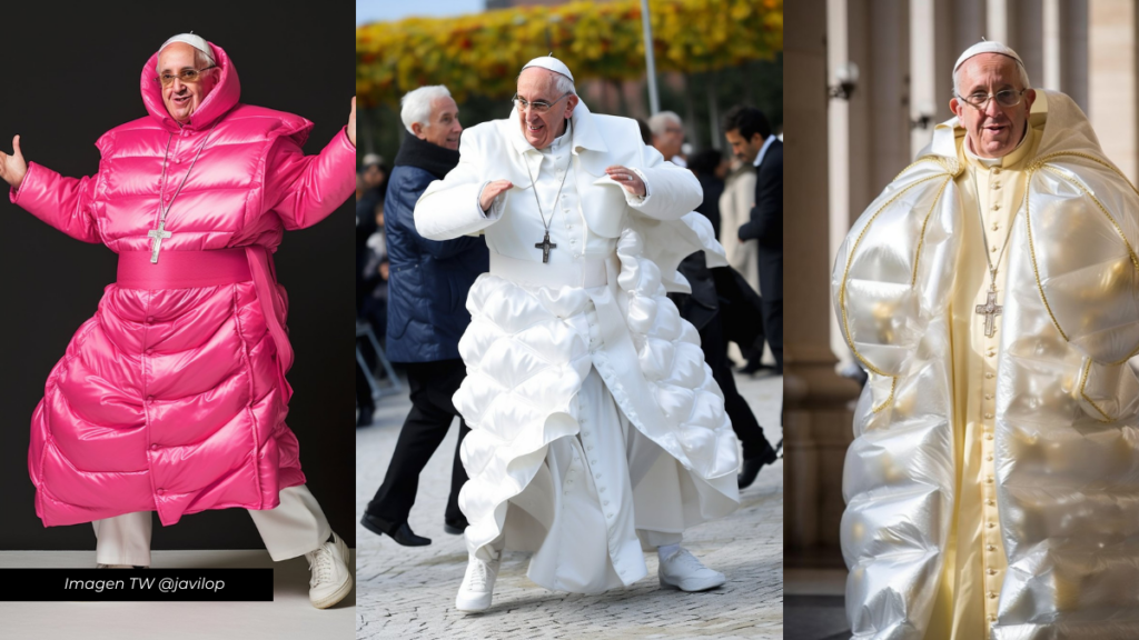 Las imágenes del Papa Francisco creadas con inteligencia artificial