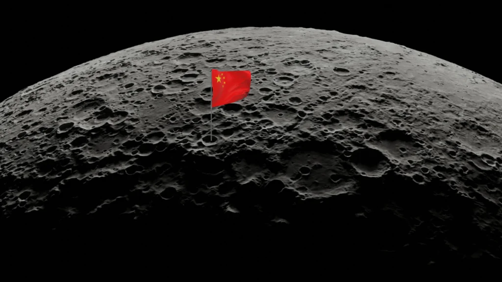 China planea construir una base lunar con tecnología 3D y suelo lunar