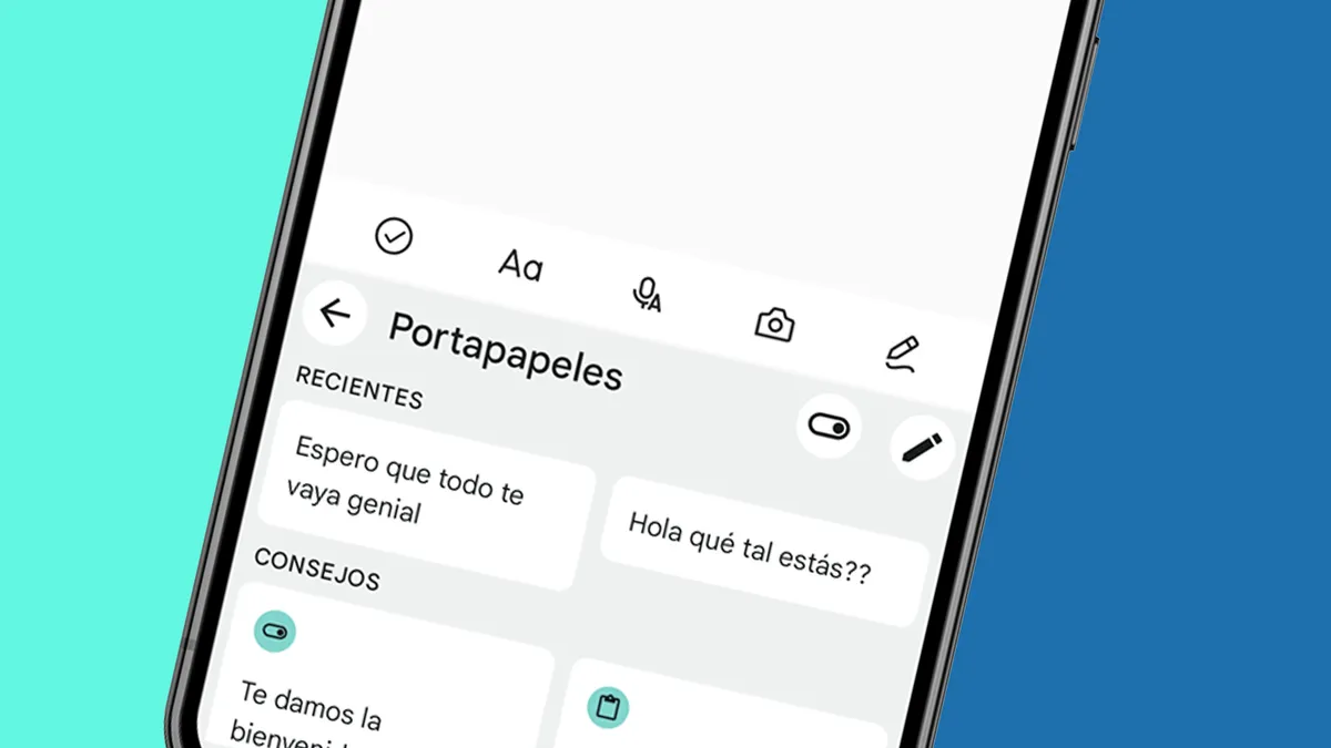 Donde está el portapapeles en mi Android