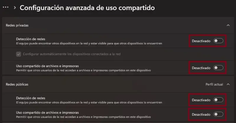 Detección de redes
