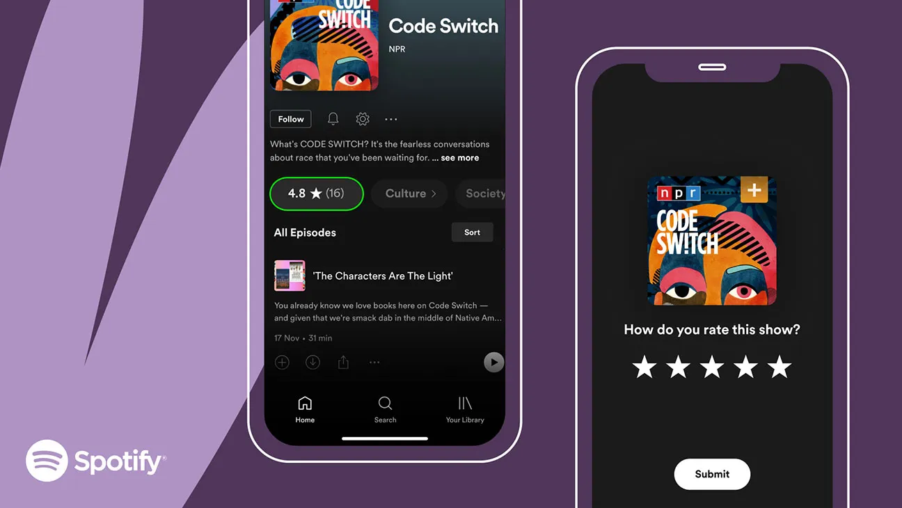 Spotify refuerza sus podcasts